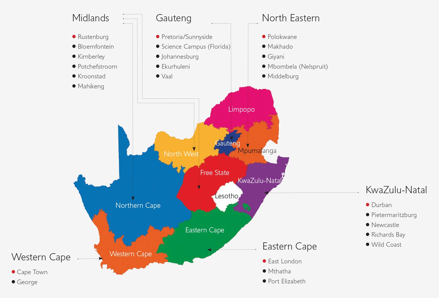 Unisa Regional Centres