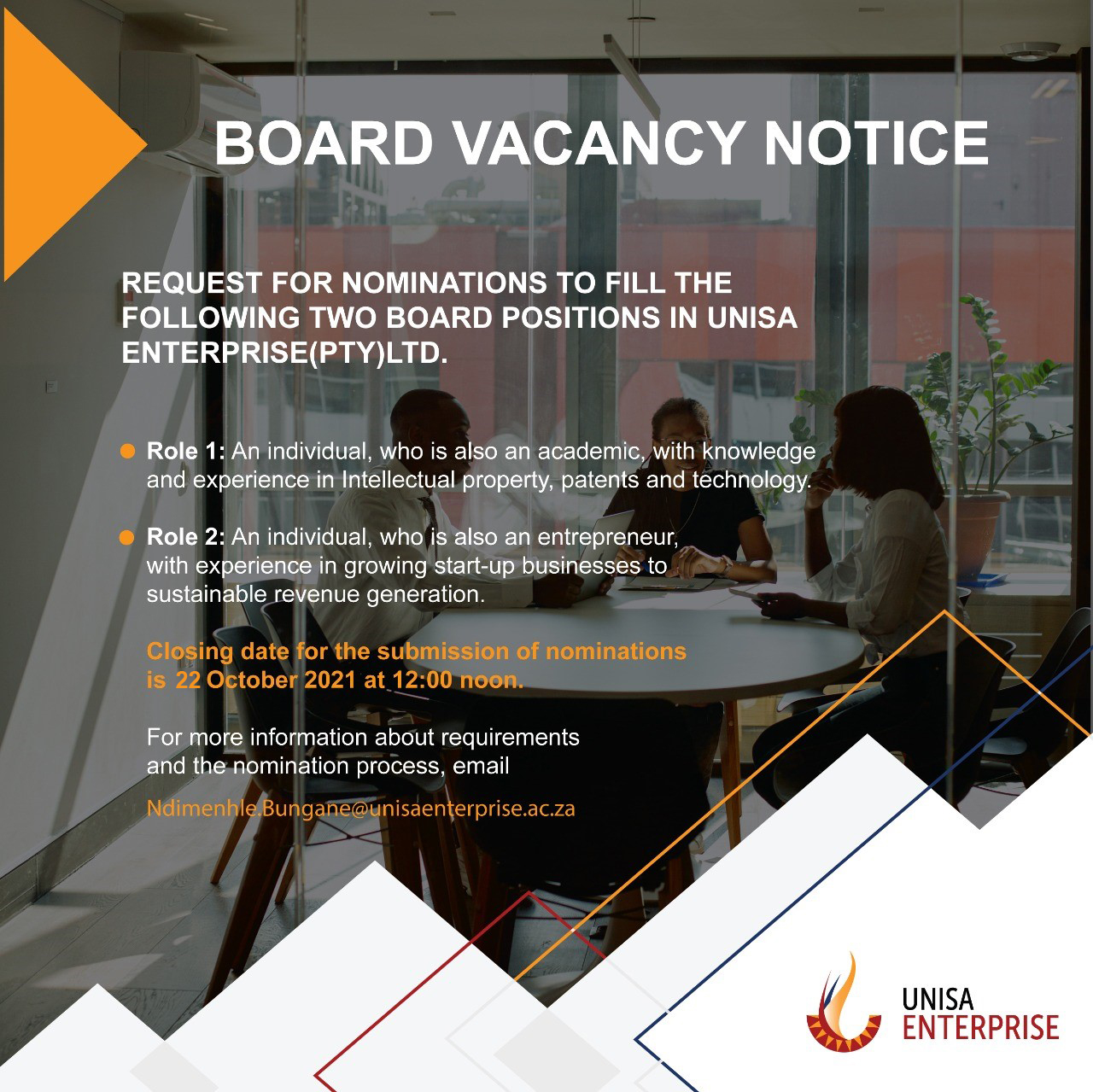 Board Vacancy Notice