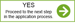Proceed to the next step in the application process if you are certain about your career.