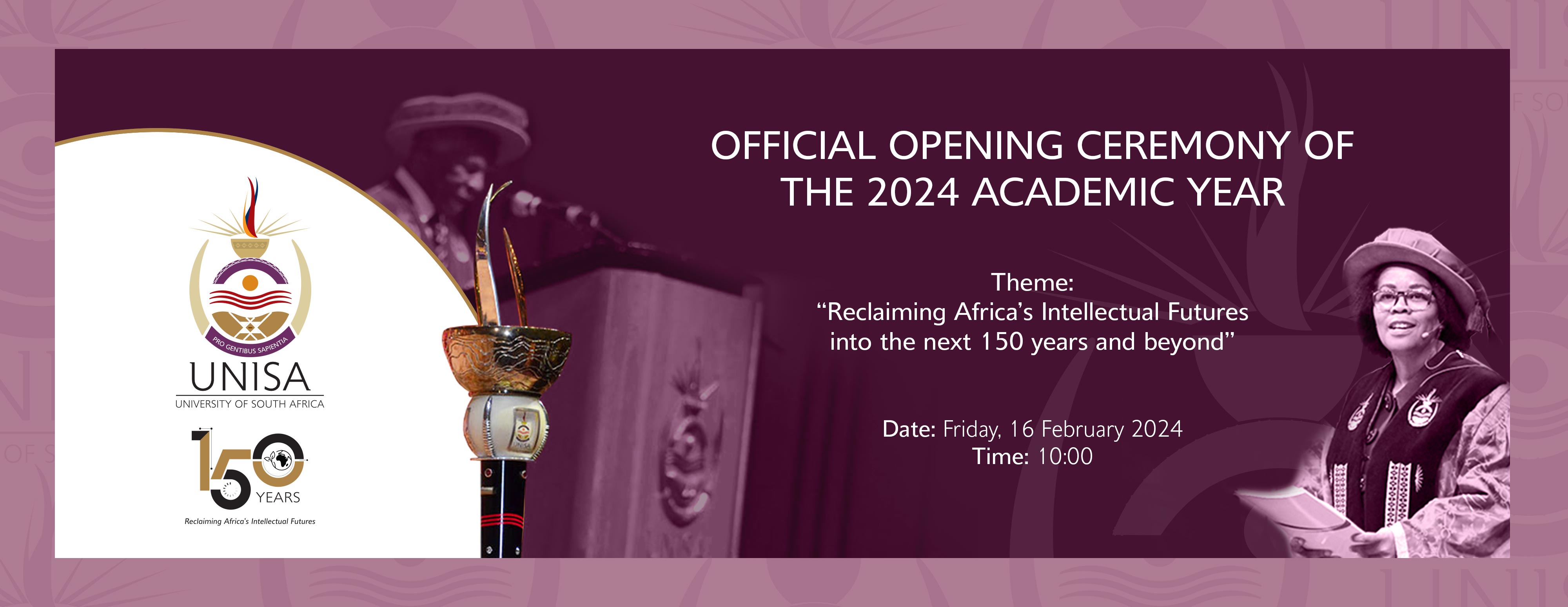 Unisa gears up for the official opening ceremony of its 2024 Academic Year