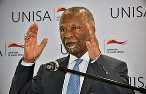 Unisa%20Chancellor%20Thabo%20Mbeki%20surprised%20the%20guests%20with%20the%20announcement%20that%20Unisa%20would%20be%20receiving%20Kwame%20Nkrumah%E2%80%99s%20documents%20for%20safekeeping.%20Kwame%20Nkrumah%20was%20a%20Ghanaian%20politician%20and%20revolutionary%20and%20became%20the%20first%20Prime%20Minister%20and%20President%20of%20Ghana.%20He%20died%20in%201972.