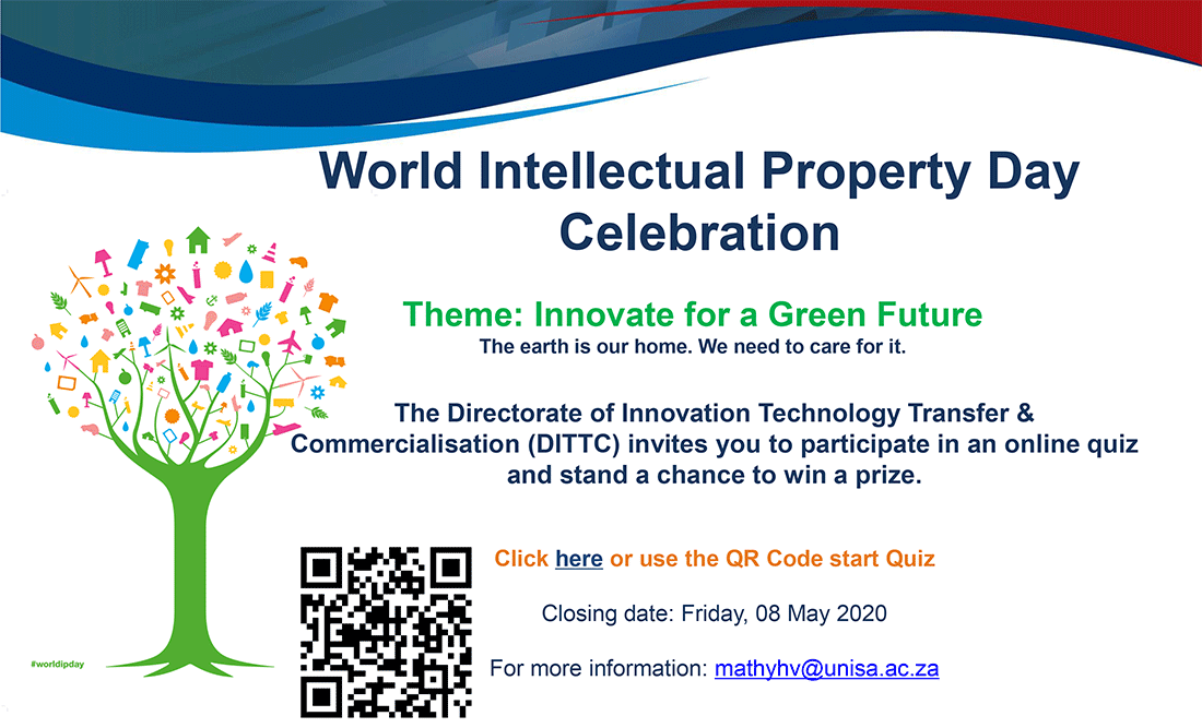 Participate in an online quiz as part of a World Intellectual Property