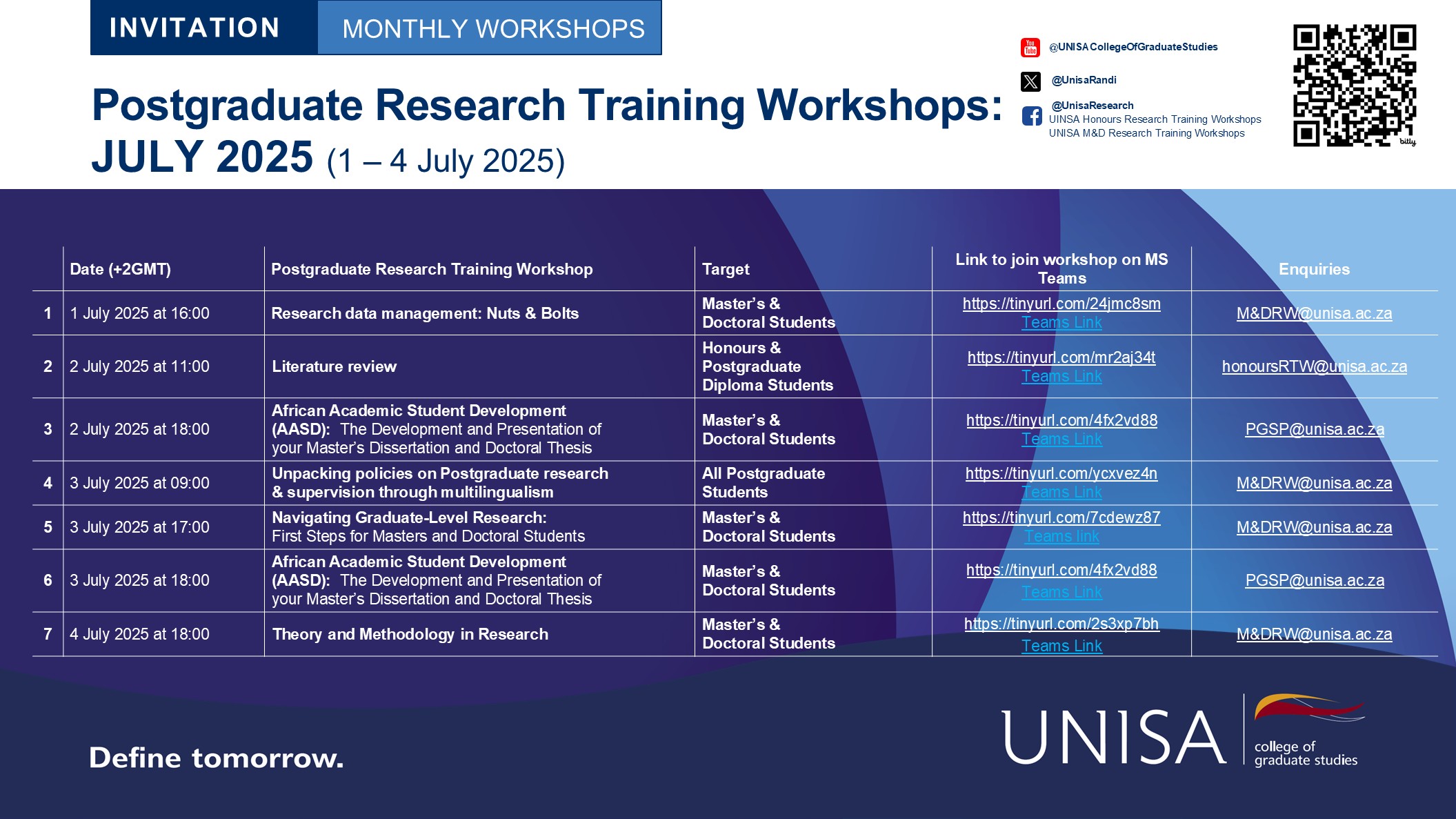 CGS PG Research Training Workshops-1 TO 4 JULY 2025.JPG
