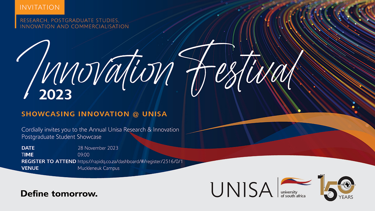 Unisa Research and Innovation Postgraduate Student Showcase